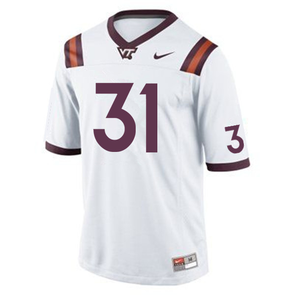 Men #31 Brandon Facyson Virginia Tech Hokies College Football Jerseys Sale-Maroon